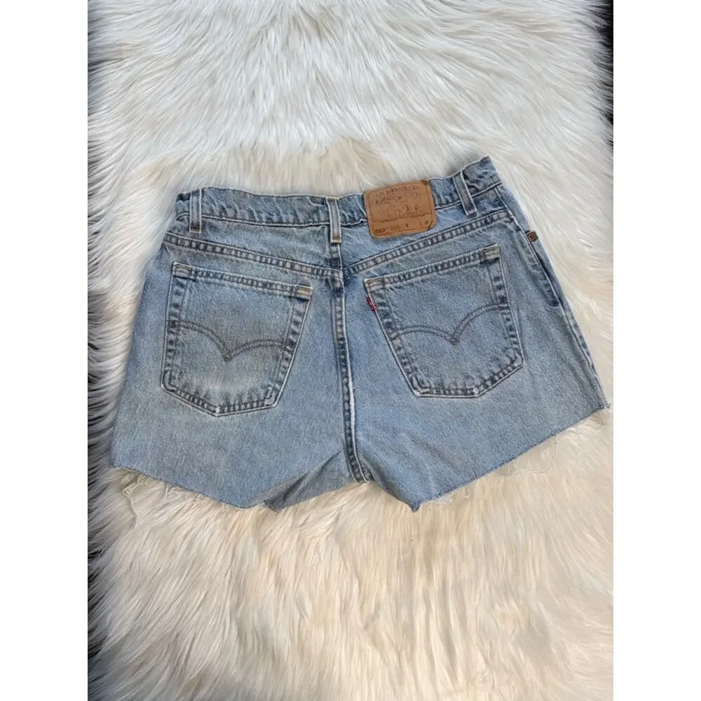 Levi’s 550 Vintage 90’s Relaxed Fit Denim Mom Style Cut Offs